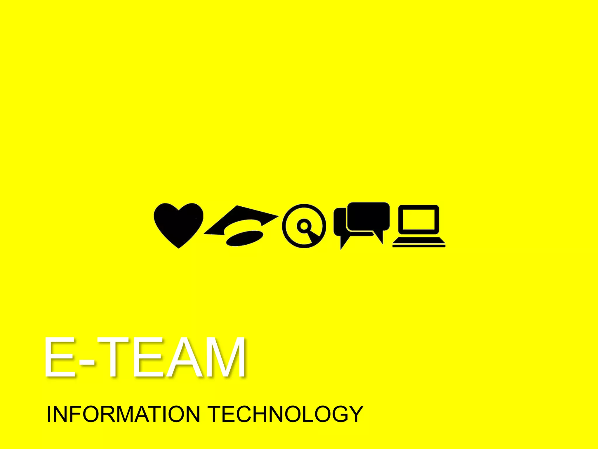 E-TEAM
DESIGN OF THE E-BAR
 