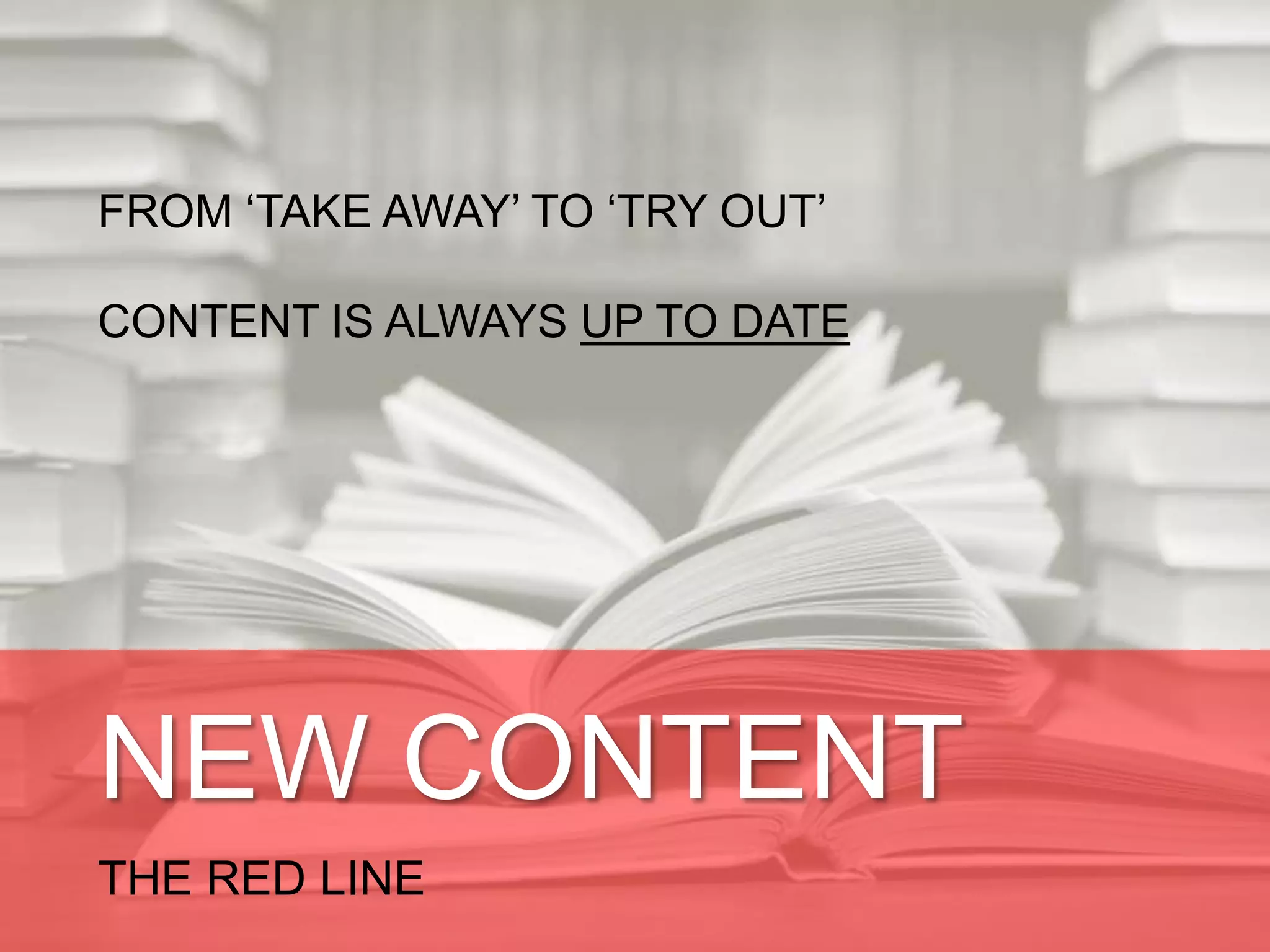 NEW CONTENT
BUT SILENT (WE’RE STILL A LIBRARY)
 