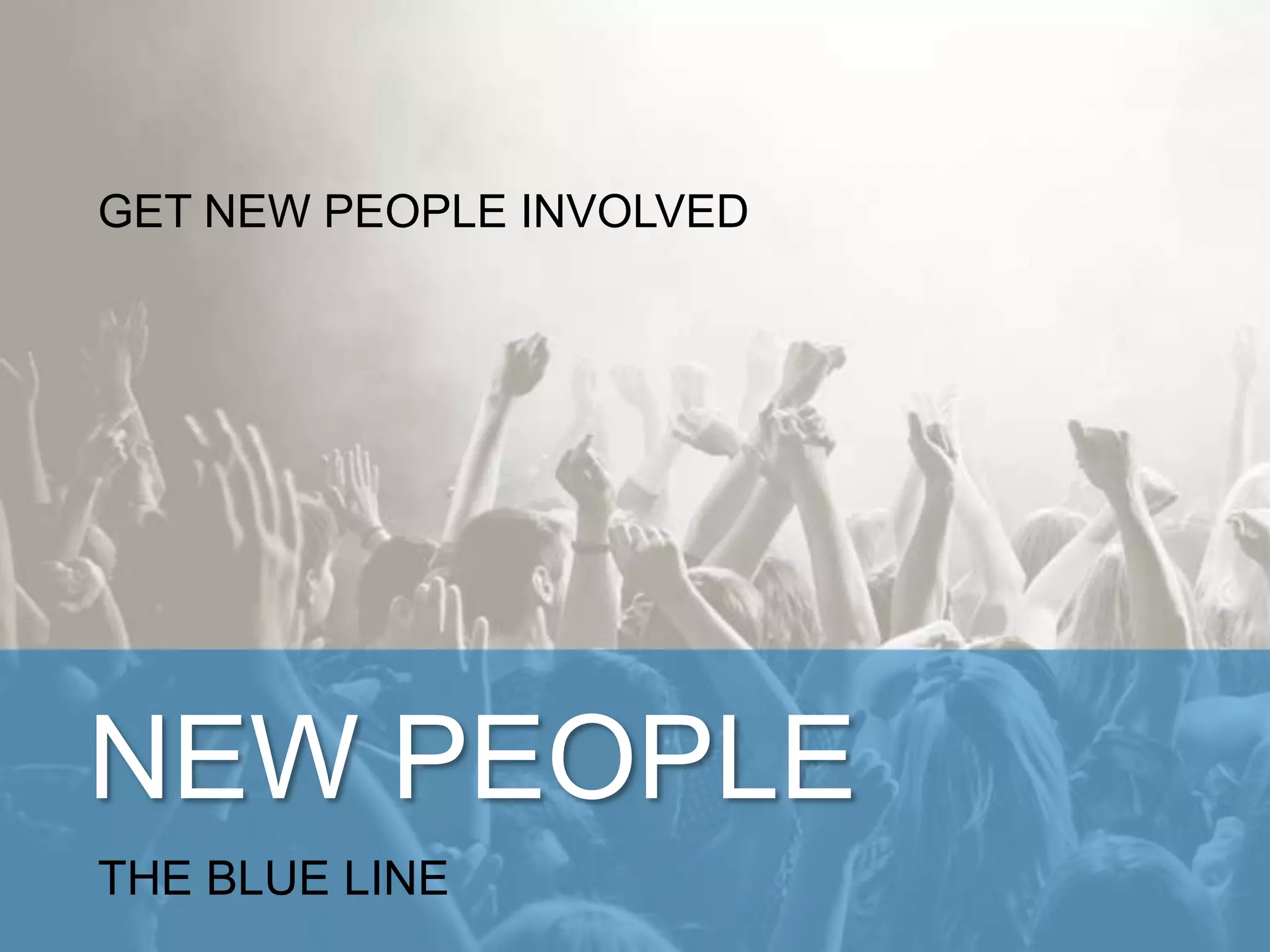 NEW PEOPLE
SO PATRONS LEARN TO USE THIS
 