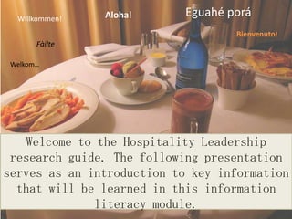 Information literacy is a set of abilities requiring individuals
to "recognize when information is needed and have the
abi...