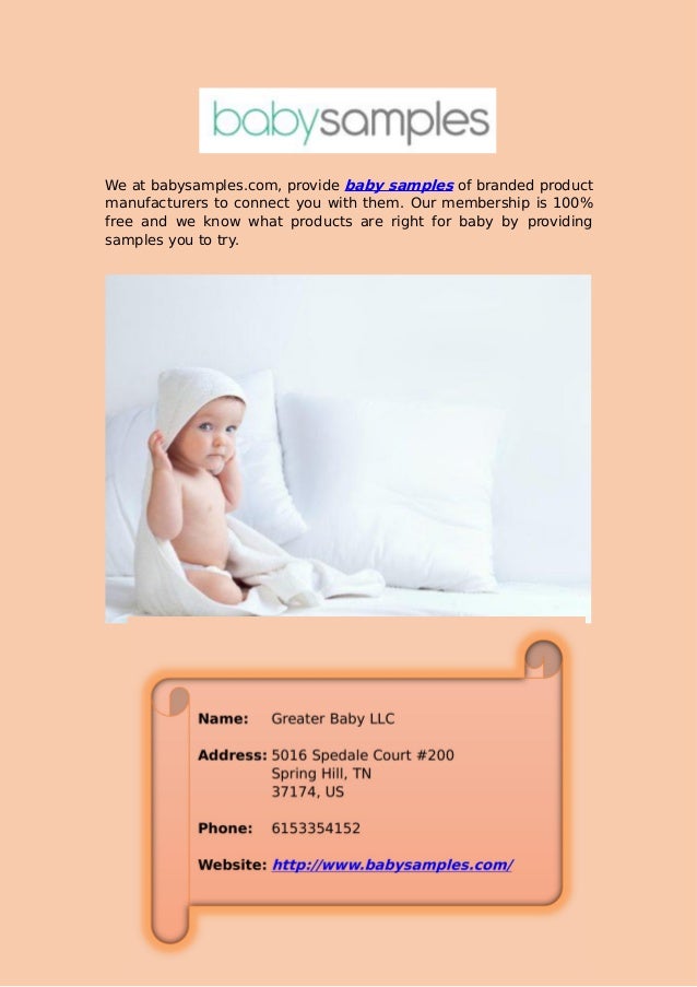 branded baby products