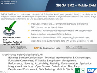 IGGA®/ Page 6
Aree incluse nelle Guideline di SAP:
Business Solution Configuration; Technical Implementation & Change Mgmt...