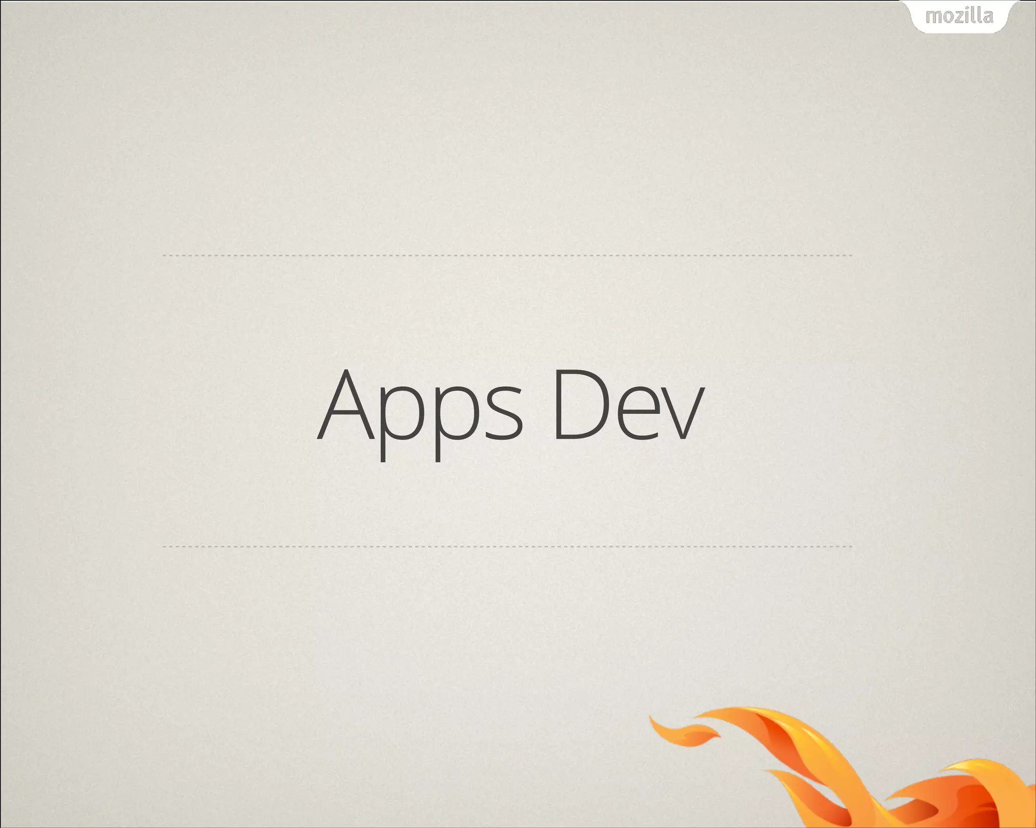 Apps Dev

 