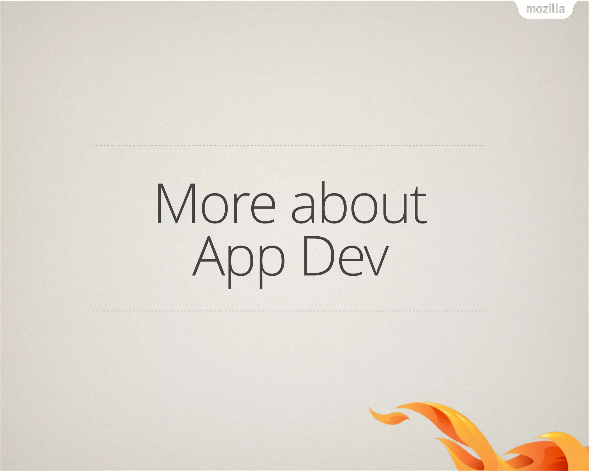 More about
App Dev

 