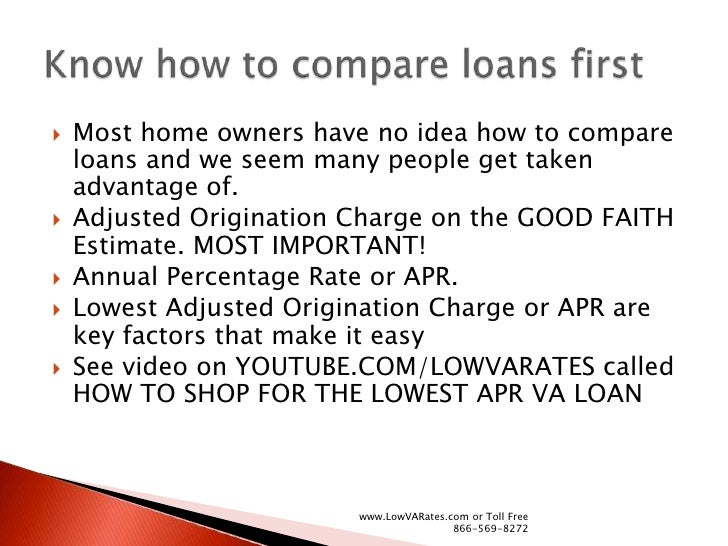 how to compare loans