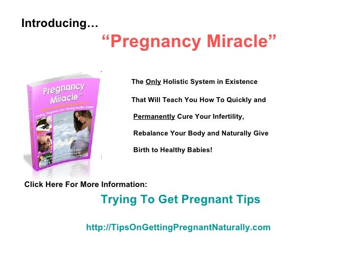 Trying to get pregnant tips