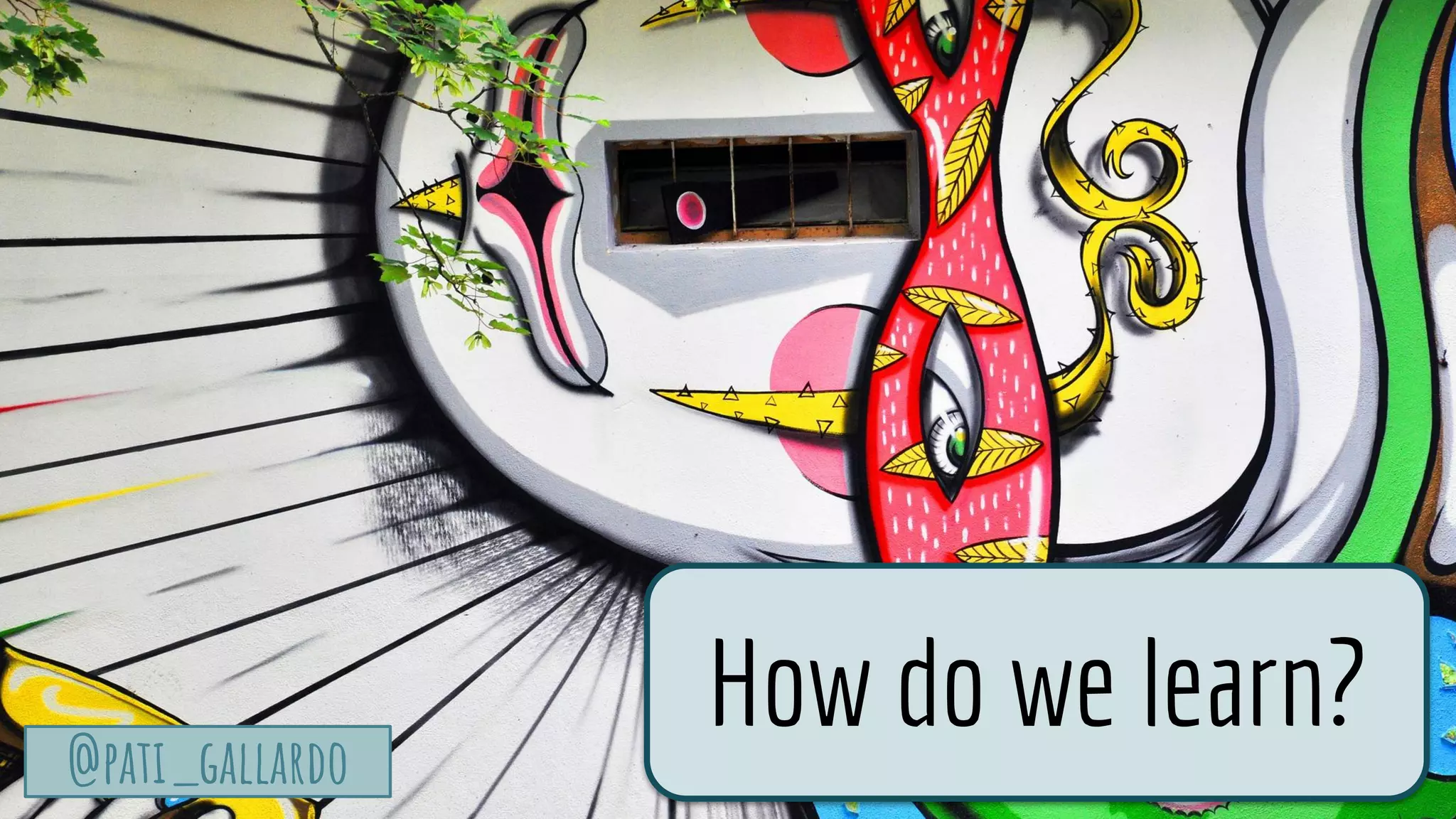 @pati_gallardo
TurtleSec
@pati_gallardo
How do we learn?
 