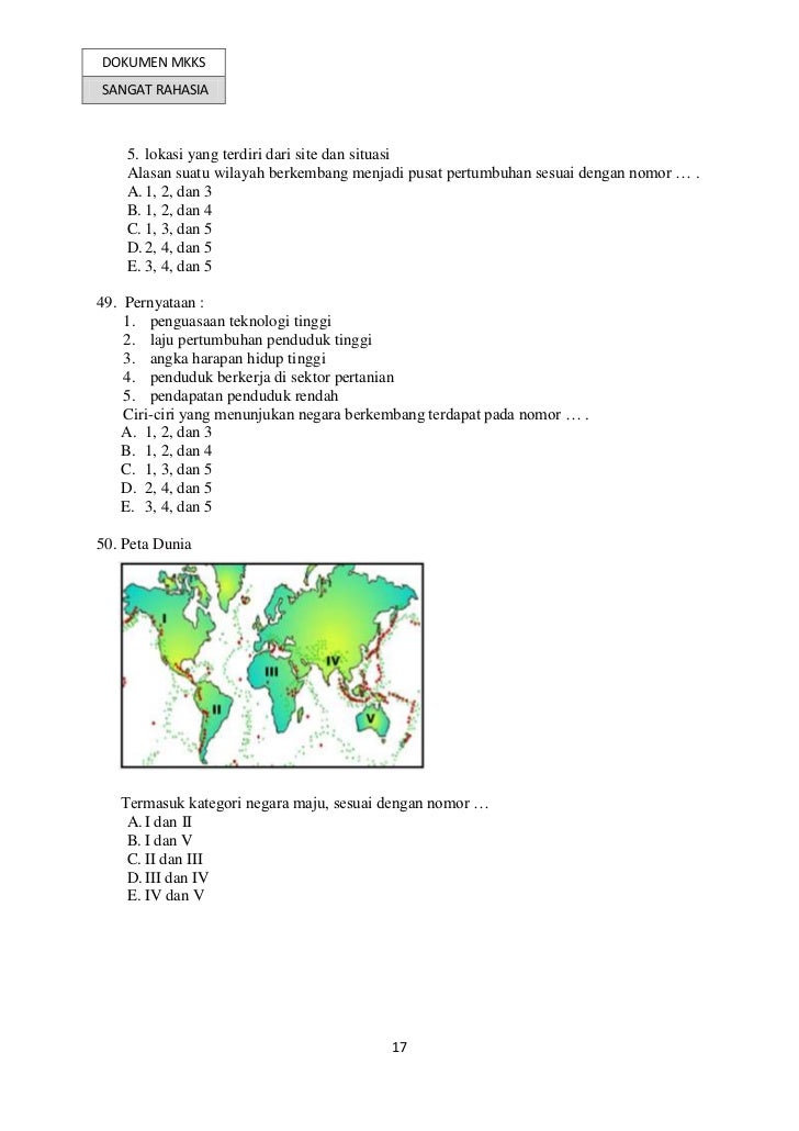 Soal Un Negara Maju Dan Berkembang Guru Paud Soal Un Negara Maju Dan Berkembang Guru Paud