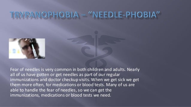 Trypanophobia Fear Of Needles - 