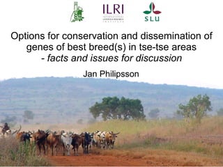 Trypanotolerance and phenotypic characteristics of four Ethiopian cattle breeds