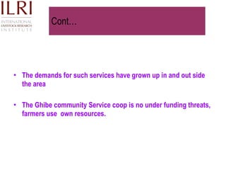 Technological options on tryps and tsetse management - Experiences from Ghibe Valley 