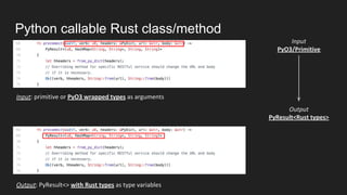 Rust + python: lessons learnt from building a toy filesystem | PPT