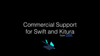 Commercial Support
for Swift and Kiturafrom
 