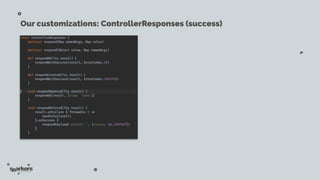 Our customizations: ControllerResponses (success)
 