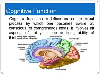 Brain exercise for Improving cognitive functions | PPTX