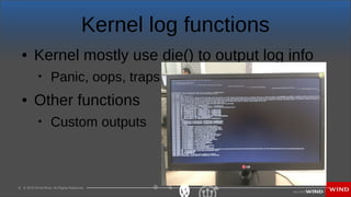 Linux kernel debugging(ODP format) | ODP