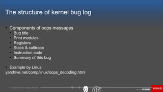 Linux kernel debugging(ODP format) | ODP