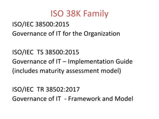 COBIT 5.0 Vs ISO / IEC 38500 (IT Governance) | PDF