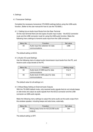 Ts 590 s-usb_audio_settings_manual | PDF