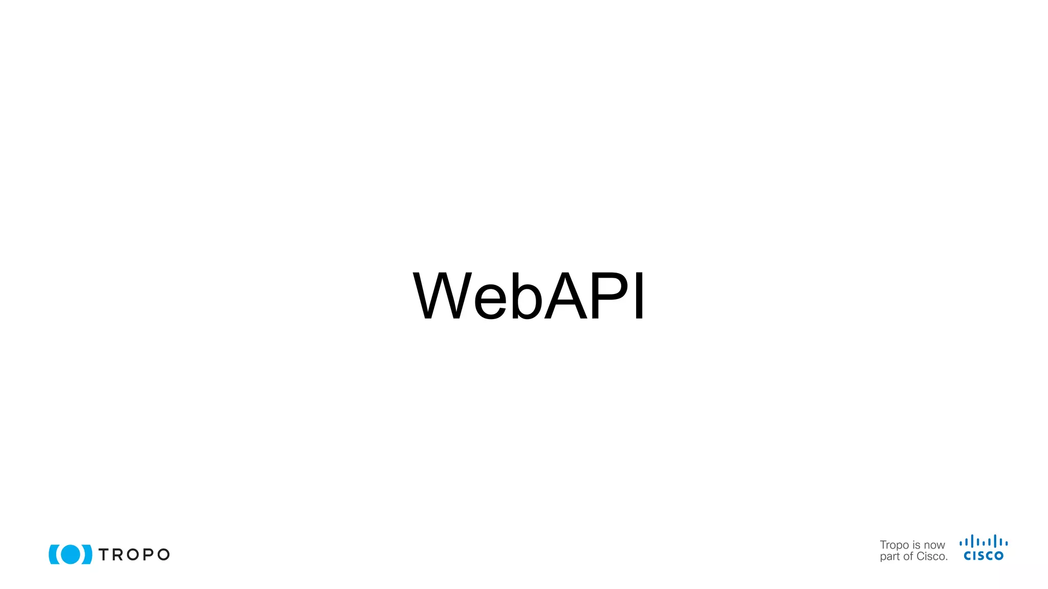 WebAPI
 