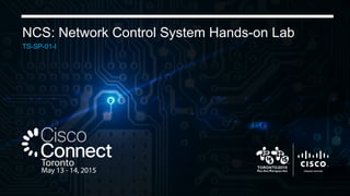 NCS: NEtwork Control System Hands-on Labs | PDF