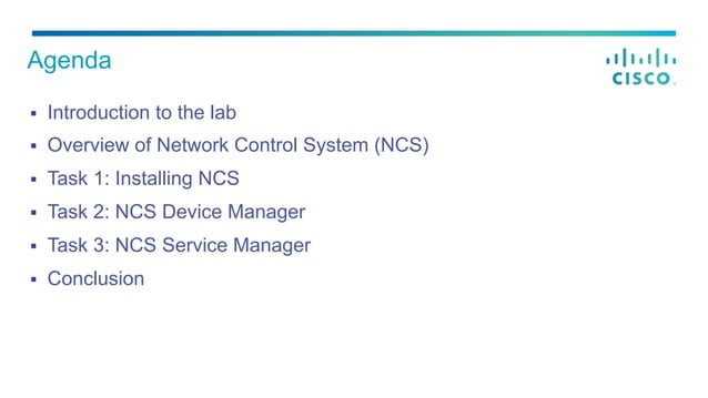 NCS: NEtwork Control System Hands-on Labs | PPT