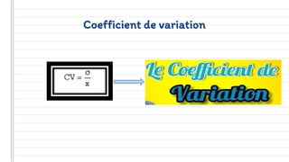 Coefficient de variation
 