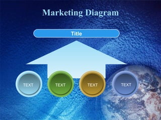 Marketing Diagram Title TEXT TEXT TEXT TEXT 