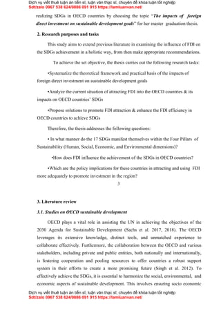 Fdi Thesis Example Sưu tầm:THE IMPACTS OF FOREIGN DIRECT NVESTMENT ON SUSTAINABLE ...
