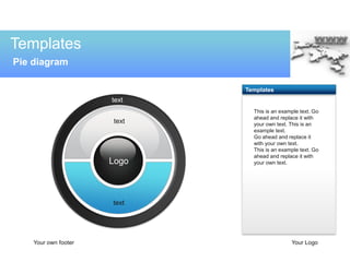 TemplatesLine chartThis is an example text. Go ahead and replace it with your own text.6This is an example text5Text4123200920082007200520102006Your own footerYour Logo
