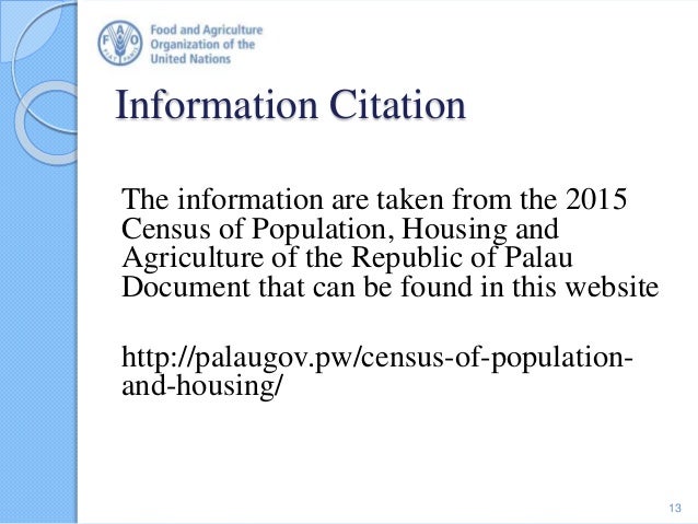 2015 census of population housing and agriculture of the republic of census information
