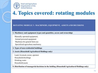 Agricultural Integrated Survey (AGRIS): Rationale and Methodology | PPT