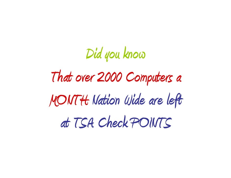 TSA Approved Laptop Bags