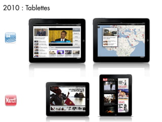 2010 : Tablettes
 