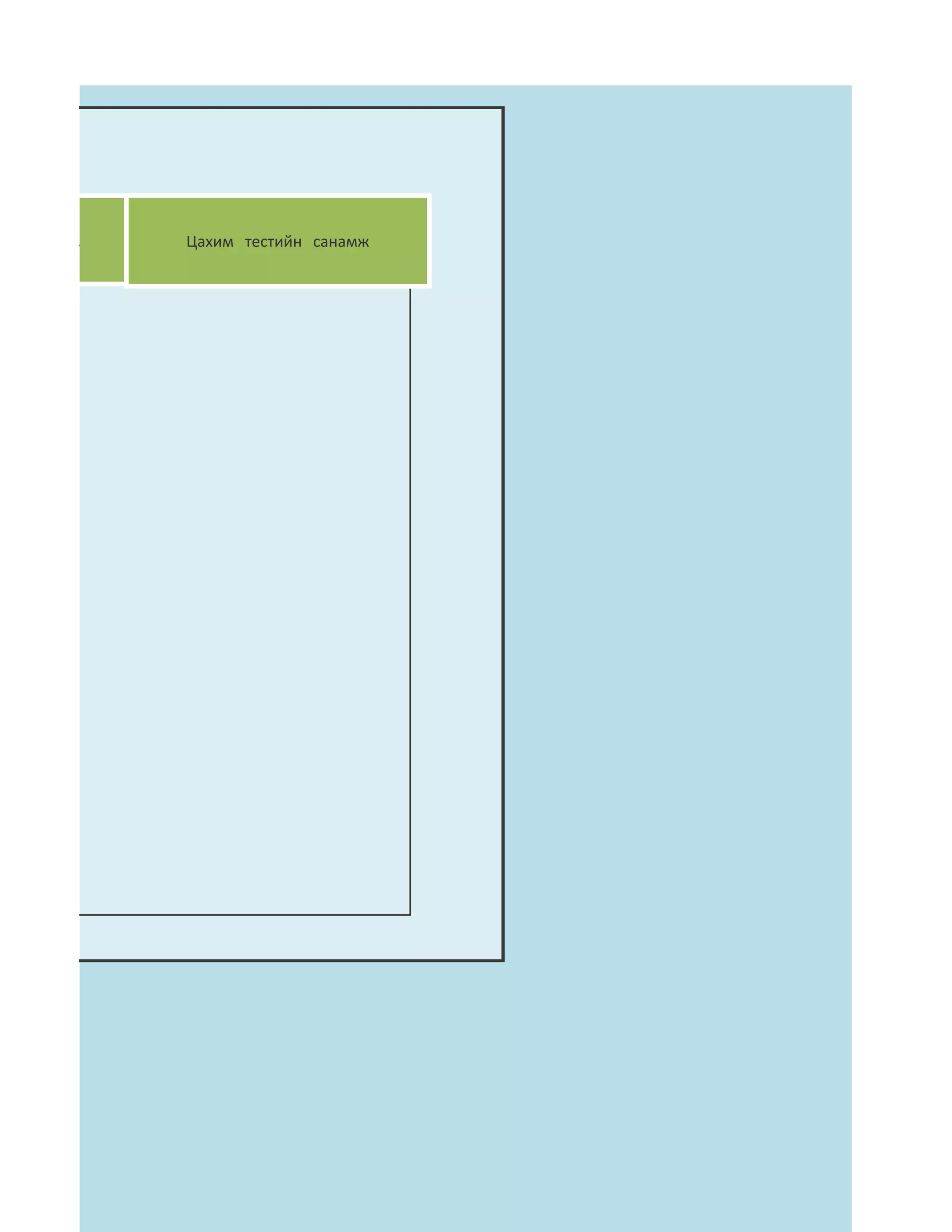 Цахим тестийн санамж
 