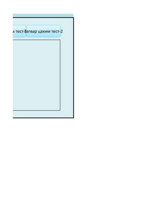 Загвар цахим тест-2
р цахим тест-1
 