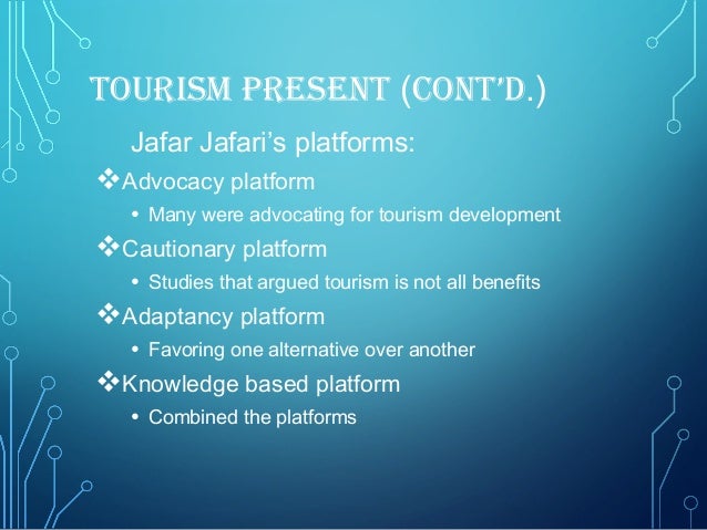 jafari's platform model tourism explanation