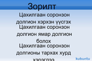 Зорилт Цахилгаан соронзон долгион хэрхэн үүсгэх  Цахилгаан соронзон долгион ямар долгион болох  Цахилгаан соронзон долгионы тархах хурд  хэрэглээ  