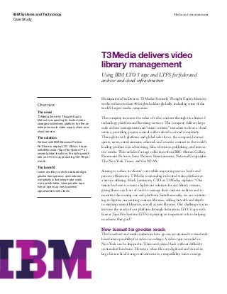 T3Media delivers video library management