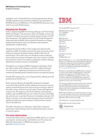 Voith boosts productivity, cuts costs with IBM Power Systems and DB2 | PDF