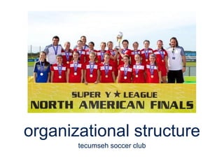 organizational structure 
tecumseh soccer club 
 