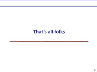 38
That’s all folks
 