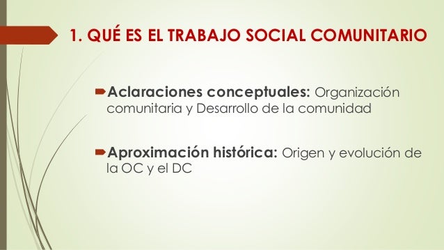 Trabajo social comunitario en el medio rural