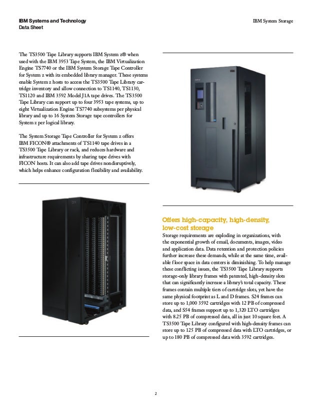 IBM System Storage TS3500 Tape Library