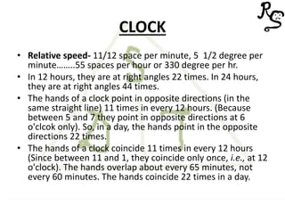 Time Speed & Distance basics | PPTX