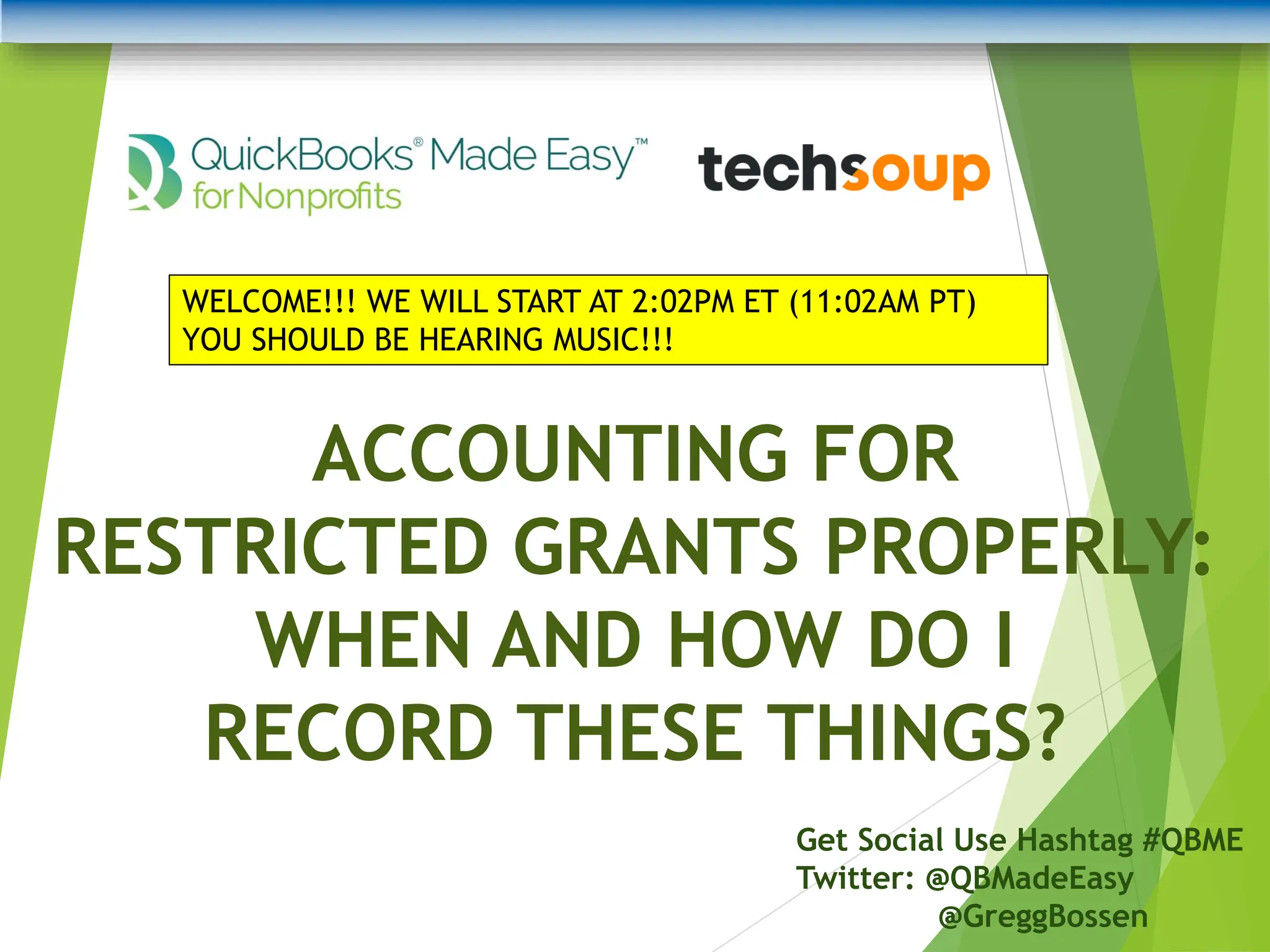 Accounting for Restricted Grants When and How To Record Properly PPT