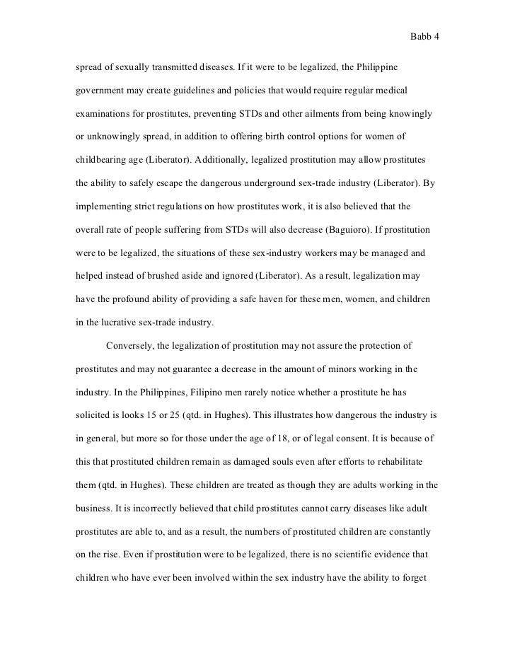 Essays on preventing stds