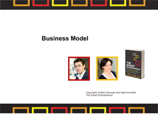 Business Model
Copyright of Bart Clarysse and Sabrina Kiefer
The Smart Entrepreneur
 