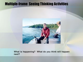 Multiple-frame Seeing Thinking Activities




     What is happening? What do you think will happen
     next?
 