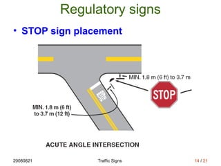 Stop Sign Process Requirement Basics of Traffic Signs - Traffic control device | PPT